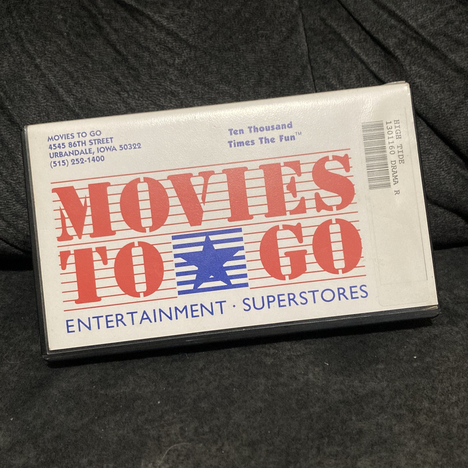 Very Rare 1980s Video Rental Box Movies To Go Entertainment Superstores VHS Case