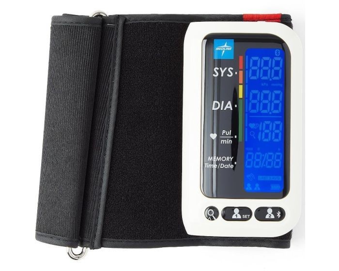 Medline Universal Blood Pressure Monitor with Bluetooth and Charger