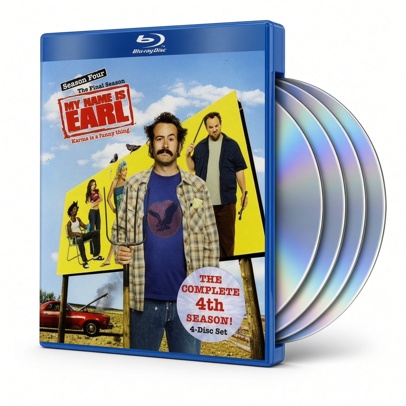 My Name is Earl: Complete Fourth Season 4 [Blu-ray] Region 1/ANew