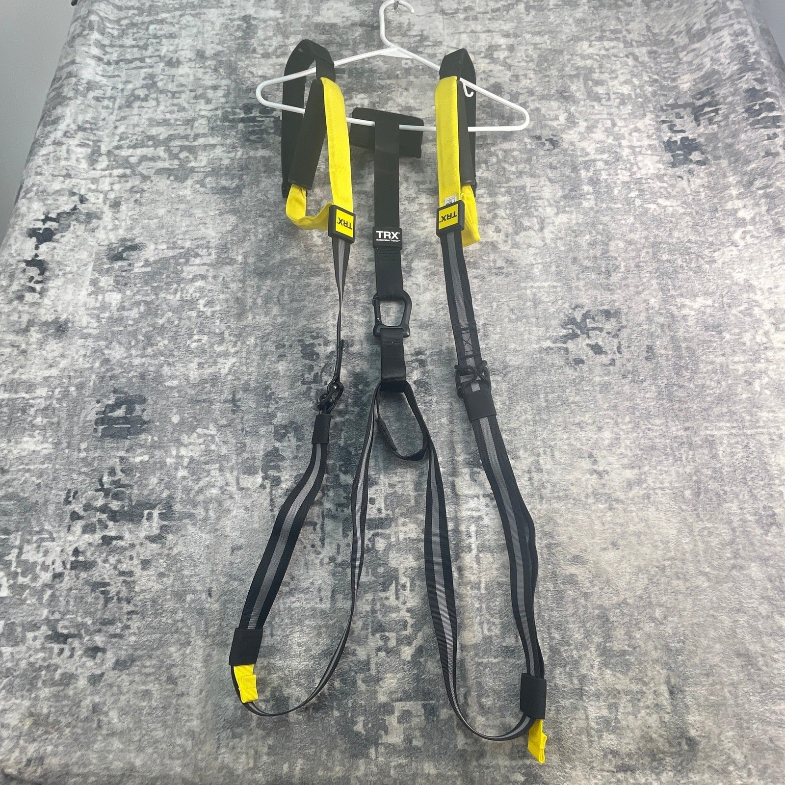 TRX Suspension Trainer Portable Bodyweight Resistance Exercise Yellow Black