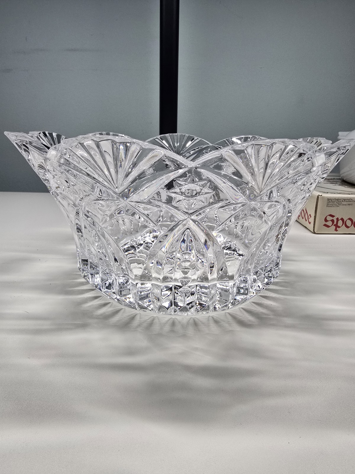 Vintage Cristal D’Arques Lead Crystal Serving Bowl 9.25 Diameter Vintage Cristal D’Arques Lead Crystal Serving Bowl 9.25 Diameter