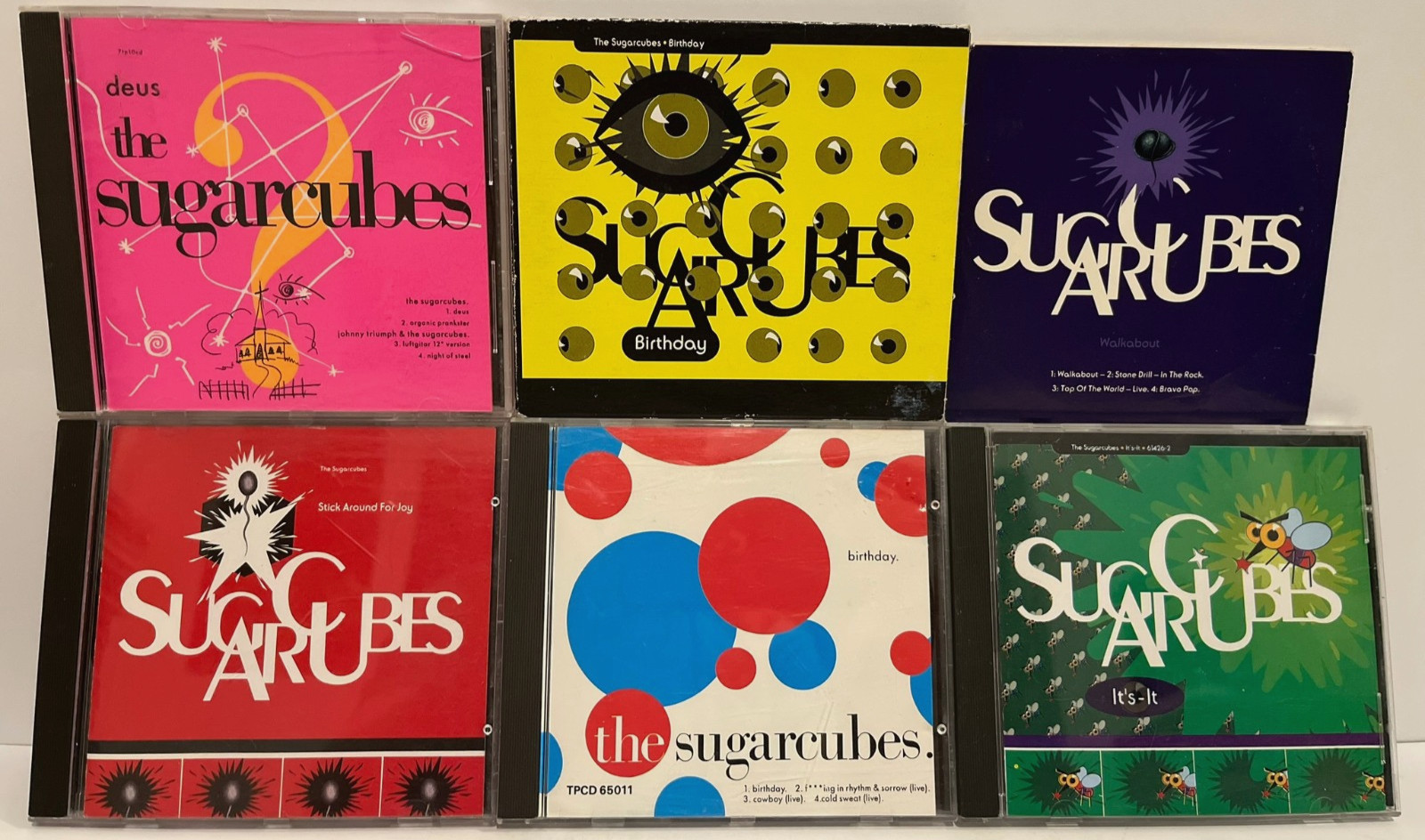 SUGARCUBES Lot Of (6) (See Pics) - Compact Disc CD - EX SUGARCUBES Lot Of (6) (See Pics) - Compact Disc CD - EX
