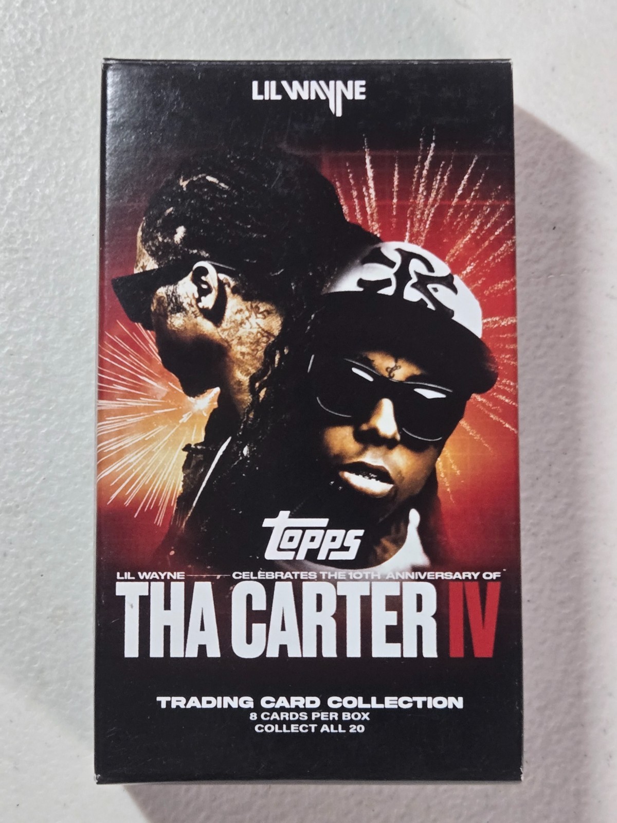 Topps Lil Wayne Tha Carter IV Trading Card Collection Box 2021 Cards 8 Topps Lil Wayne Tha Carter IV Trading Card Collection Box 2021 Cards 8