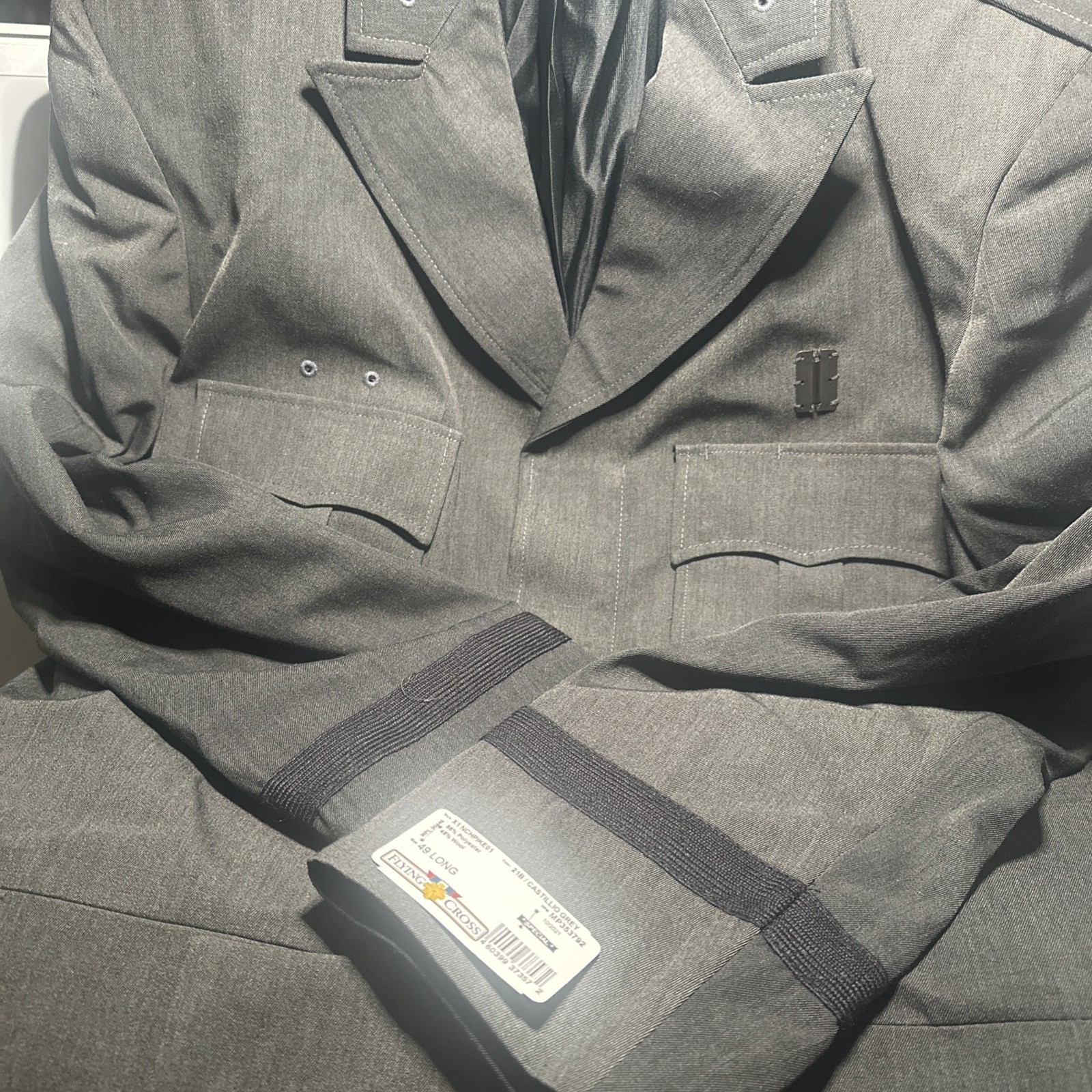 49 Long Flying Cross Jacket Style NCHPIKE01 Color/Castillio Grey * New * Police 49 Long Flying Cross Jacket Style NCHPIKE01 Color/Castillio Grey * New * Police