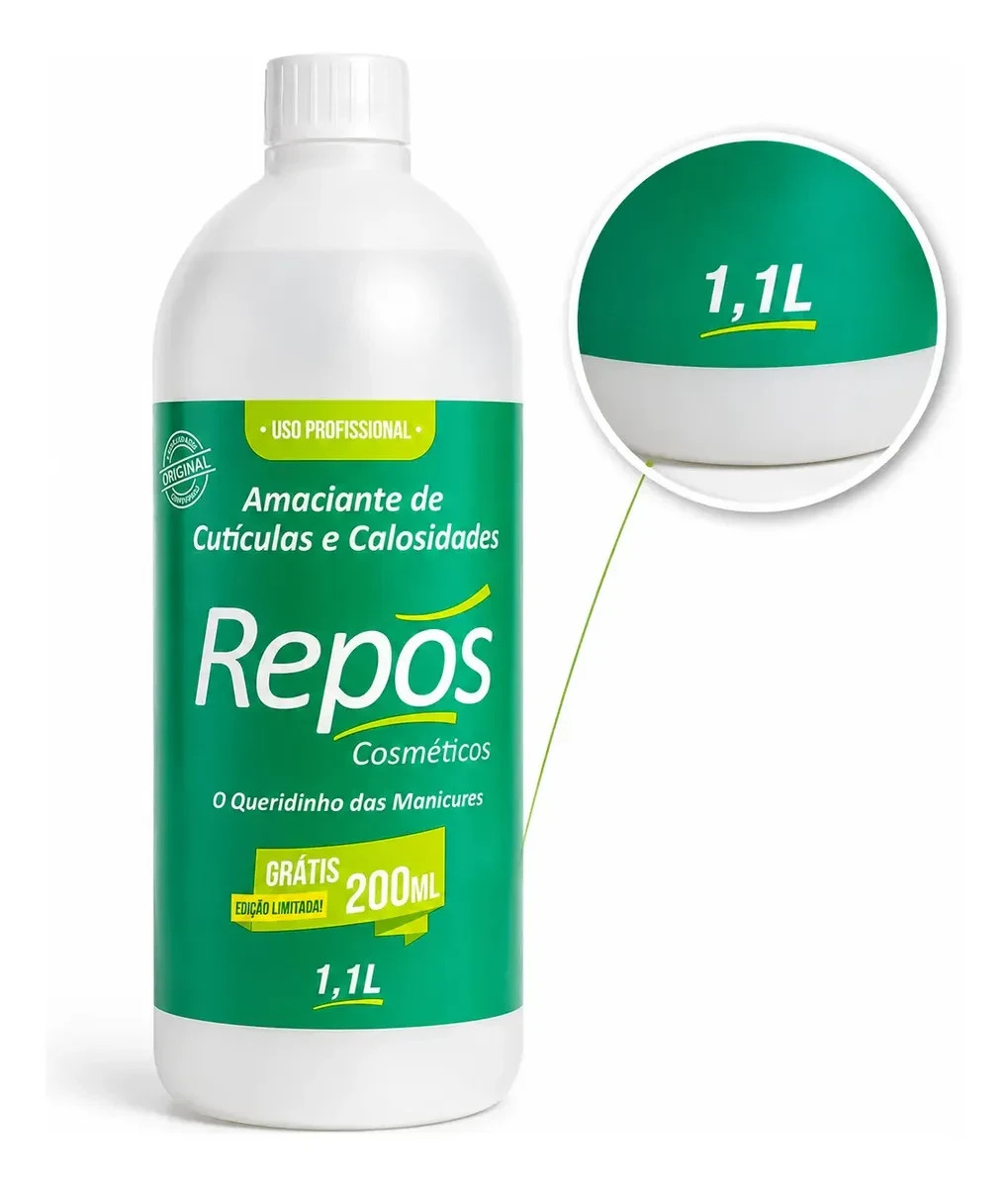 Repos Cuticle & Callus Softener 1.1L – Brazilian Professional Nail Care