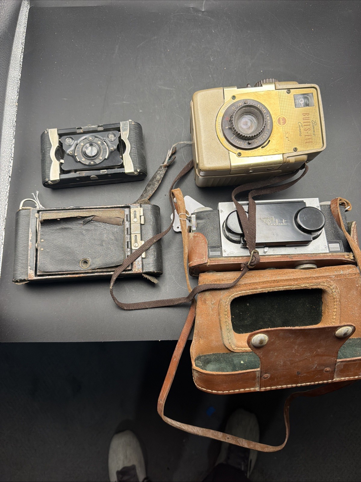 Collection of 4 Vintage/Antique Cameras Collection of 4 Vintage/Antique Cameras