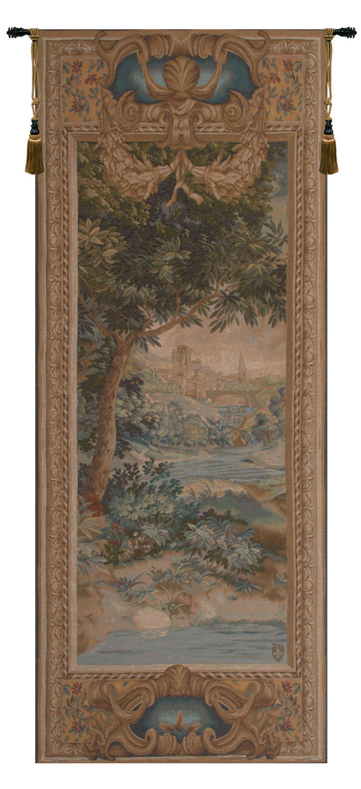Portiere Cascade French Jacquard Tapestry Wall Hanging Woven Wall Art