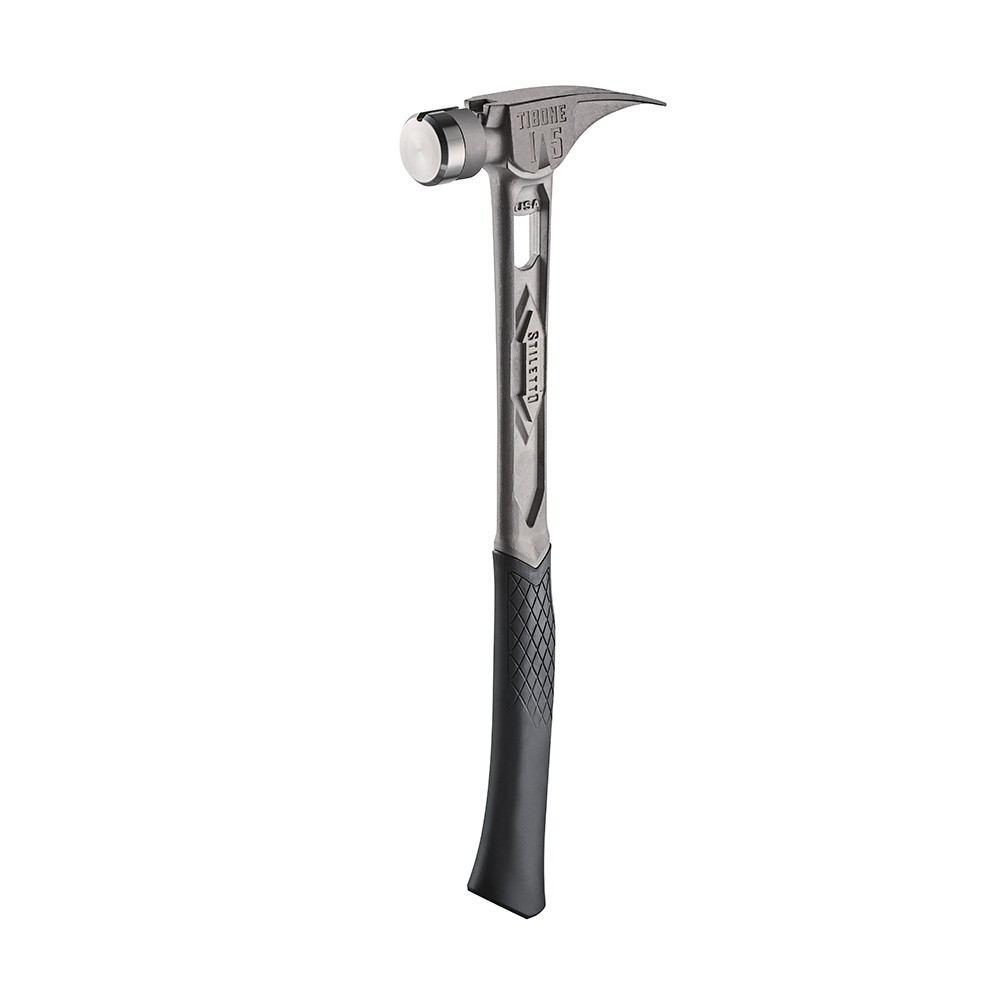 Stiletto TIB15SC TIBONE 15oz Titanium Framing Hammer Curved Handle Gray