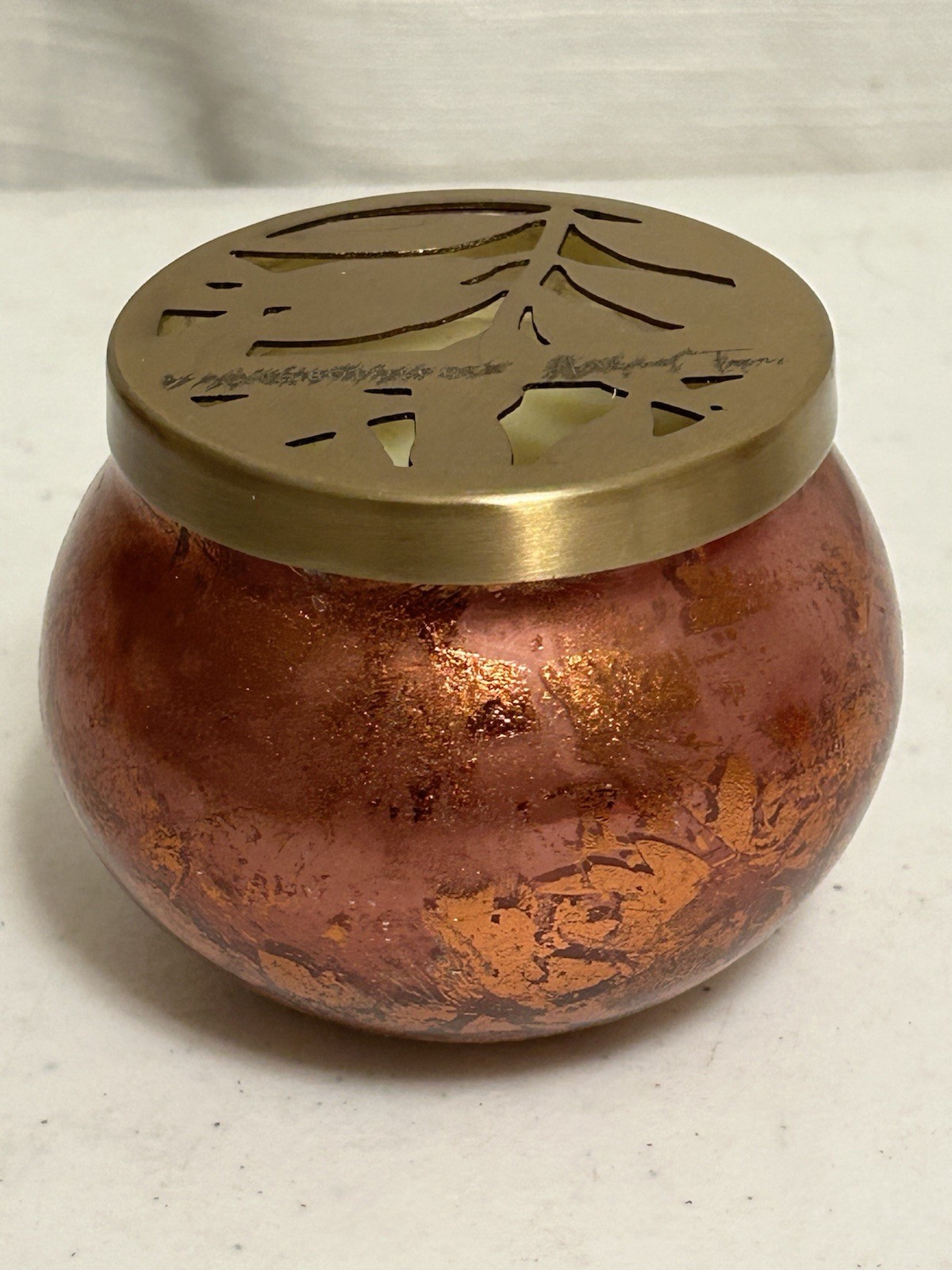 NEW Anthropologie The Gather Candle Small AMBERED TOPAZ - C1 NEW Anthropologie The Gather Candle Small AMBERED TOPAZ - C1