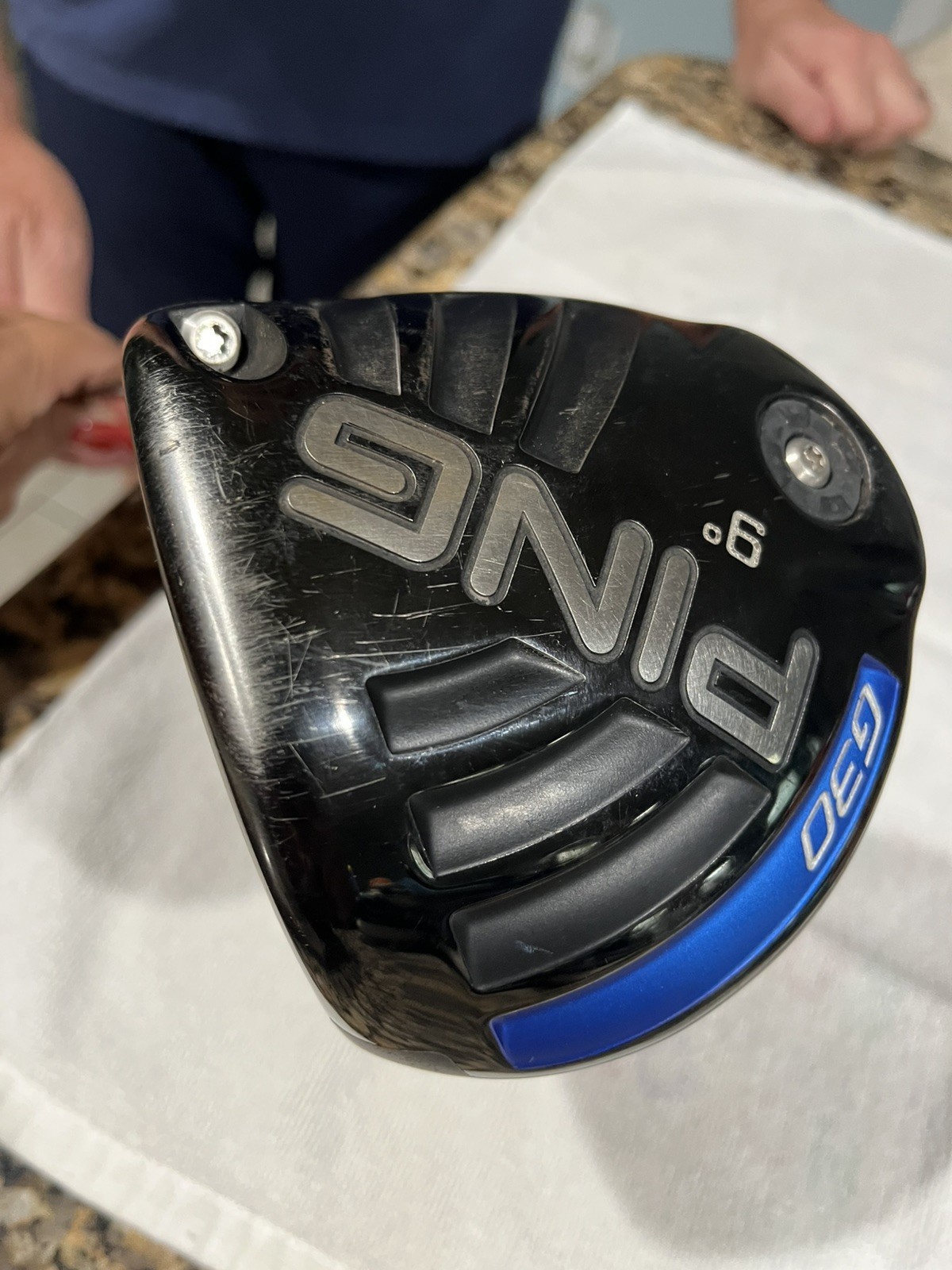 Used Right Handed Ping G30 Driver 9* Tour 65g Stiff Flex Graphite Golf Club Used Right Handed Ping G30 Driver 9* Tour 65g Stiff Flex Graphite Golf Club