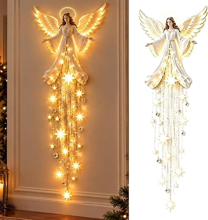 Lighted Nativity Wall Decor, Bethlehem Star of Faith Christmas Wall Hanging Lighted Nativity Wall Decor, Bethlehem Star of Faith Christmas Wall Hanging