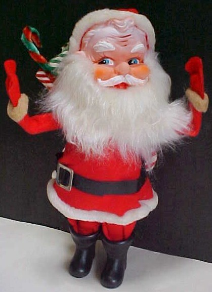 Vintage Flying Santa Christmas 1960's