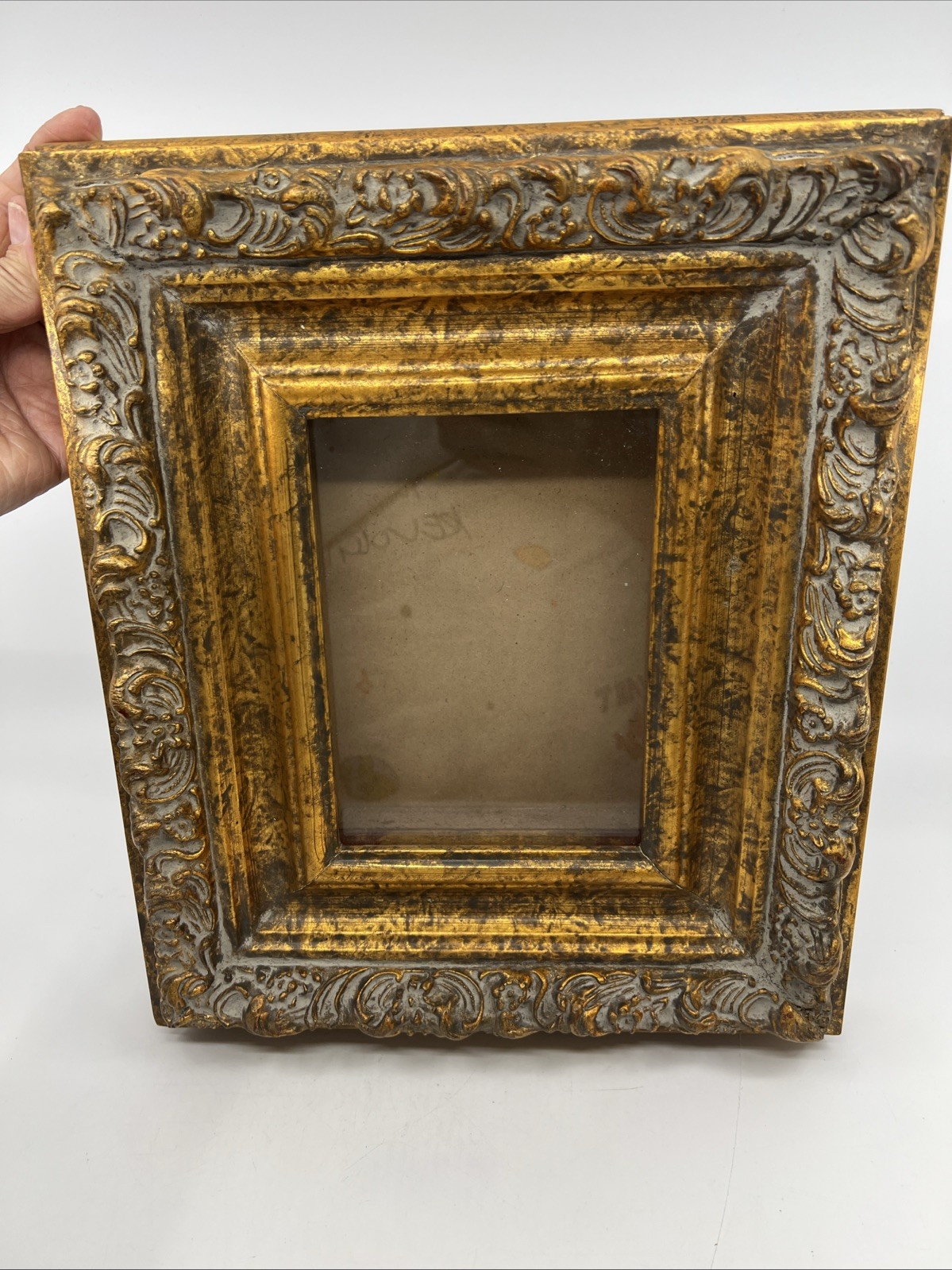 VTG Baroque/Louis XIV Style Gilded Wood Frame/Shadow Box 13 x 11” Fits 5 X 7 VTG Baroque/Louis XIV Style Gilded Wood Frame/Shadow Box 13 x 11” Fits 5 X 7