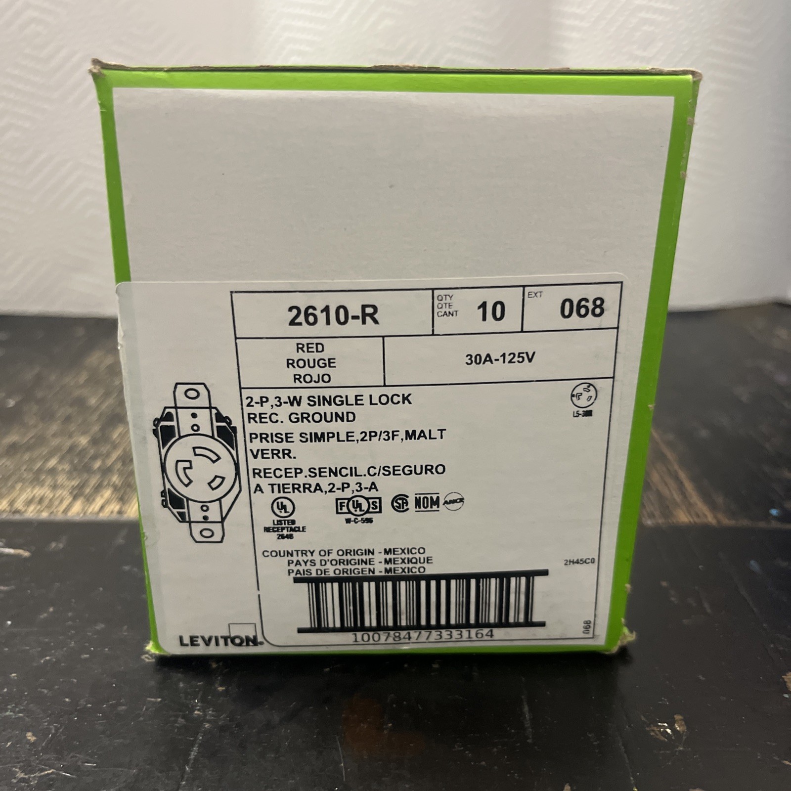 Leviton 2610-R 10pcs BRAND NEW
