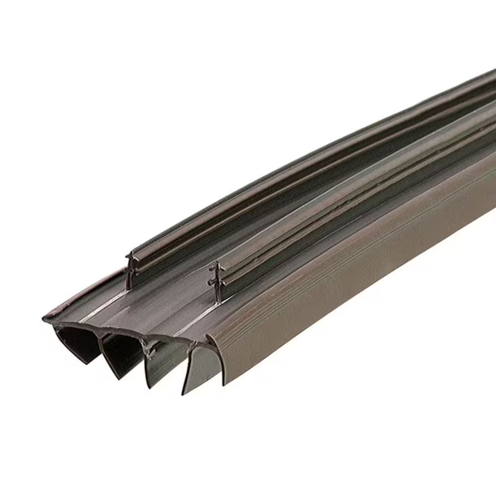 36 In. Brown Vinyl Concealed Kerf/Channel Fit under Door Seal 36 In. Brown Vinyl Concealed Kerf/Channel Fit under Door Seal