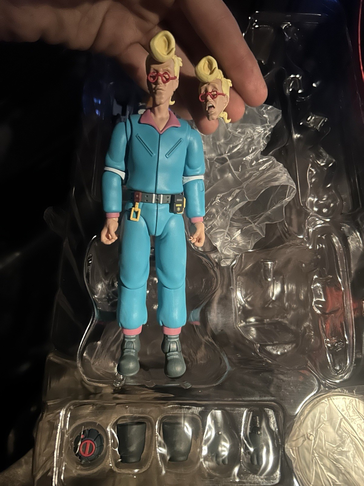 Mondo The Real Ghostbusters Egon Spengler 1/12 Figure & Hands & Head Mondo The Real Ghostbusters Egon Spengler 1/12 Figure & Hands & Head