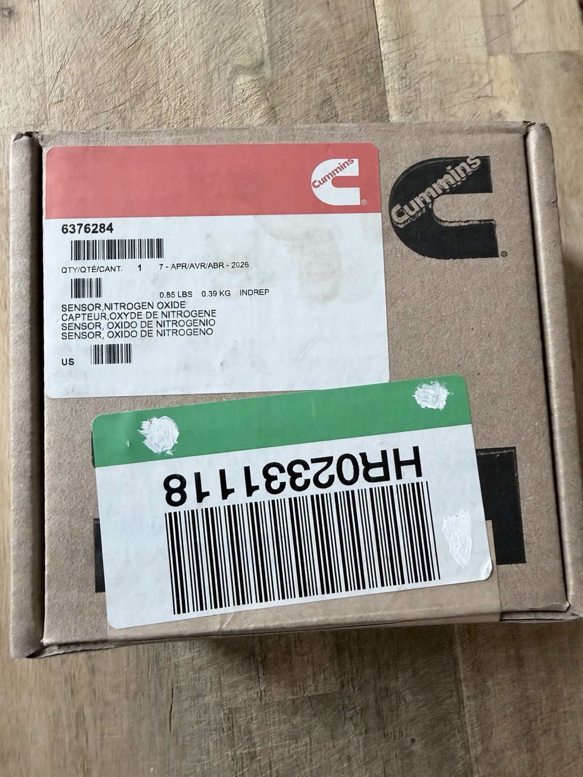Genuine Cummins 6376284 NOx Nitrogen Oxide Sensor OEM Diesel Truck NEW