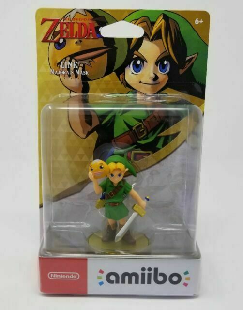 Link Majora\'s Mask Amiibo Breath of the Wild Nintendo Brand New Factory Sealed