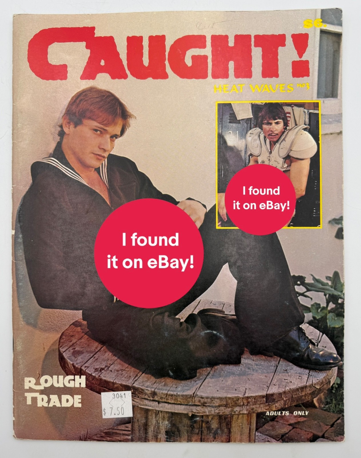 CAUGHT Heat Waves 3 Rough Trade Vintage Gay Magazine HARD TO FIND Back Issue OOP