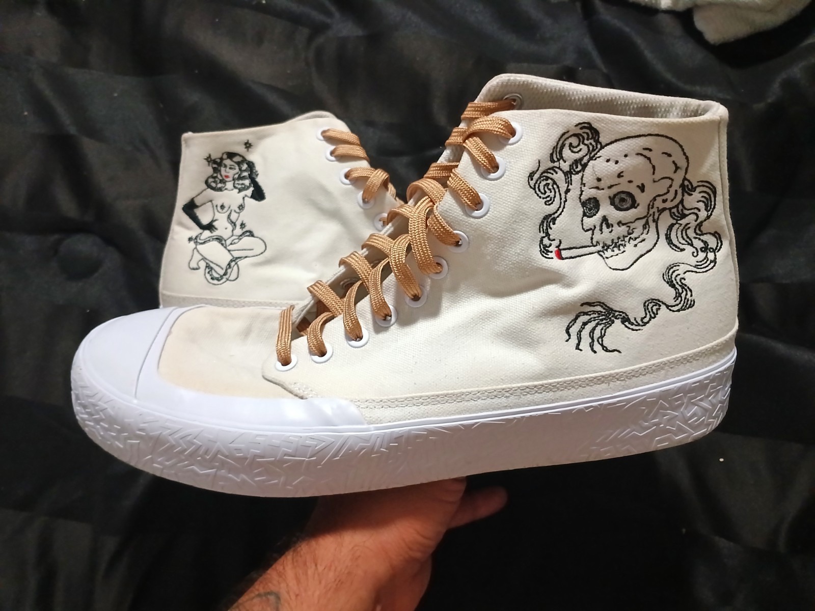 DC shoes t.funk high tops size us 12 all white
