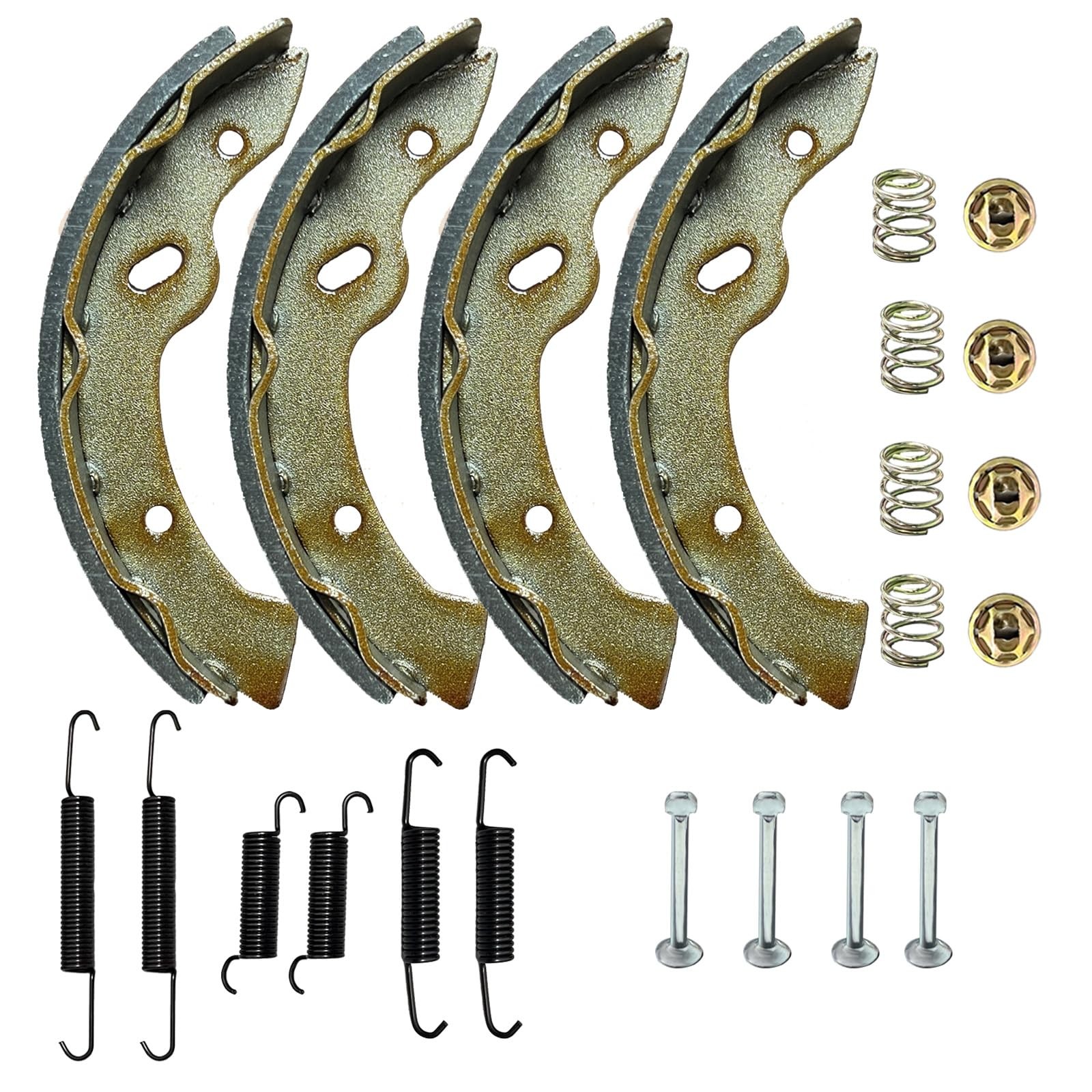 Golf Cart EZGO Brake Shoes Pads & Spring Kit Assembly Fits E-Z-Go...