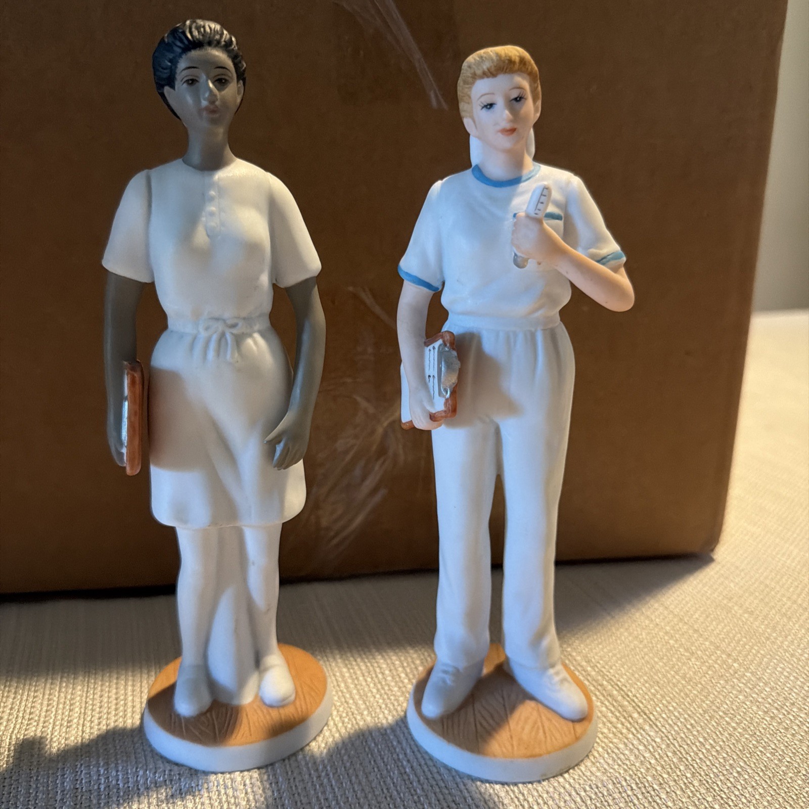 Leffon China Set of 2 Figurines Nurses Excellent Condition Vintage Collectible Leffon China Set of 2 Figurines Nurses Excellent Condition Vintage Collectible