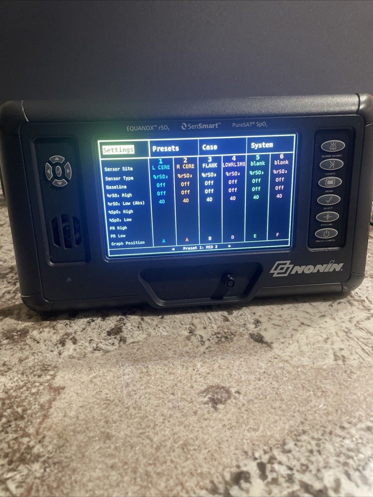 Nonin Medical Sensmart X100 Equanox rS02 Monitor With Medical Power Supply Nonin Medical Sensmart X100 Equanox rS02 Monitor With Medical Power Supply