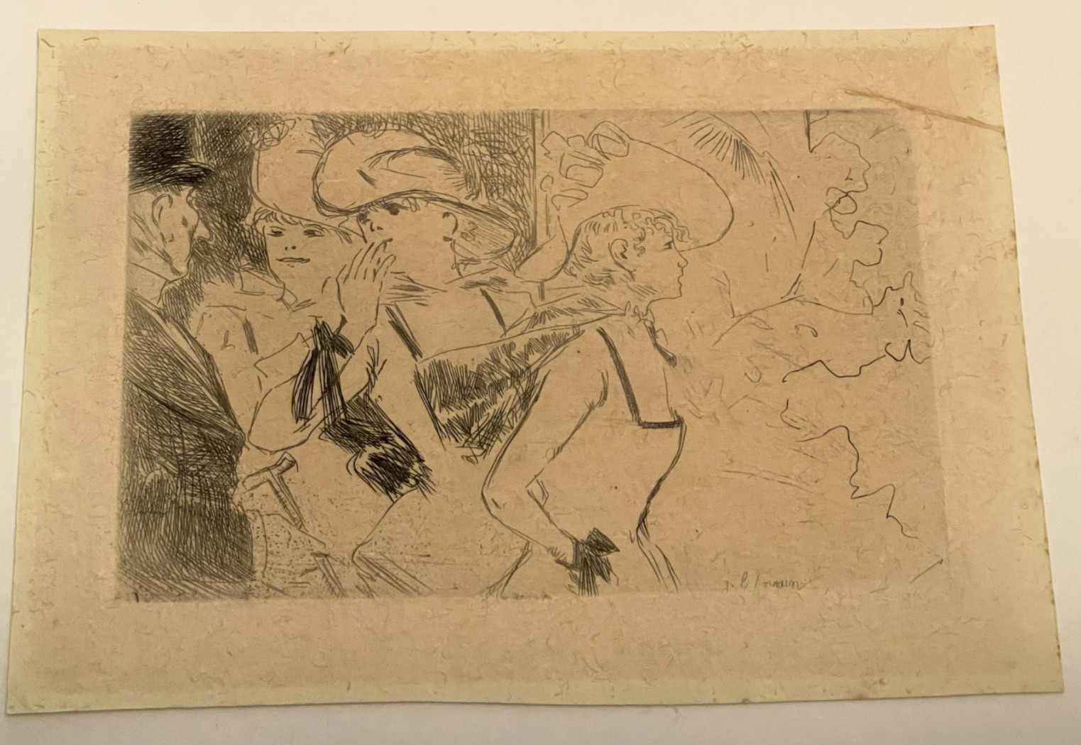 JEAN-LOUIS FORAIN ETCHING 