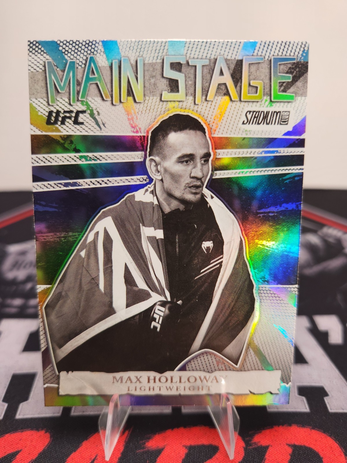 Topps 2026 Stadium Club UFC Main Stage Max Holloway Insert #MS-18 Topps 2026 Stadium Club UFC Main Stage Max Holloway Insert #MS-18