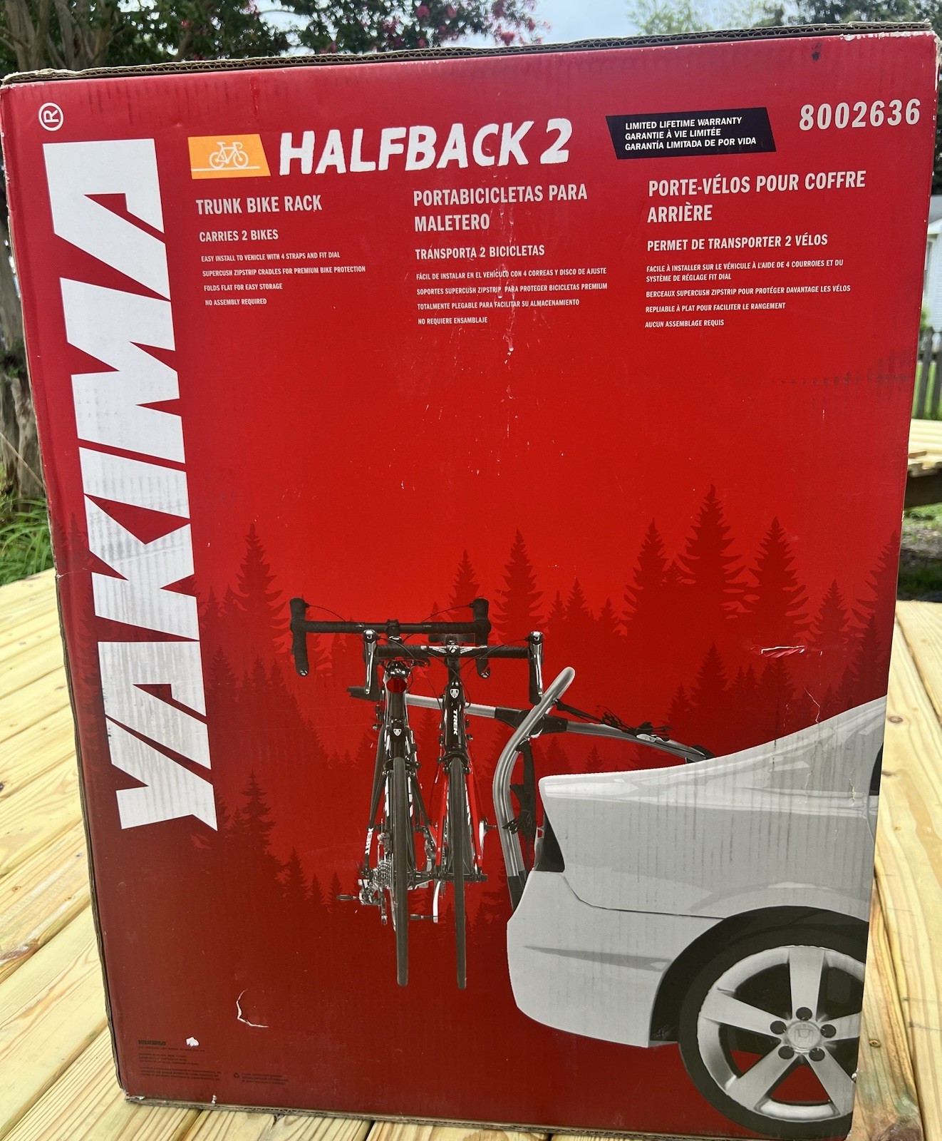 Yakima HalfBack 2 Bike Carrier - Gray Y8002636 Yakima Yakima HalfBack 2 Bike Carrier - Gray Y8002636 Yakima