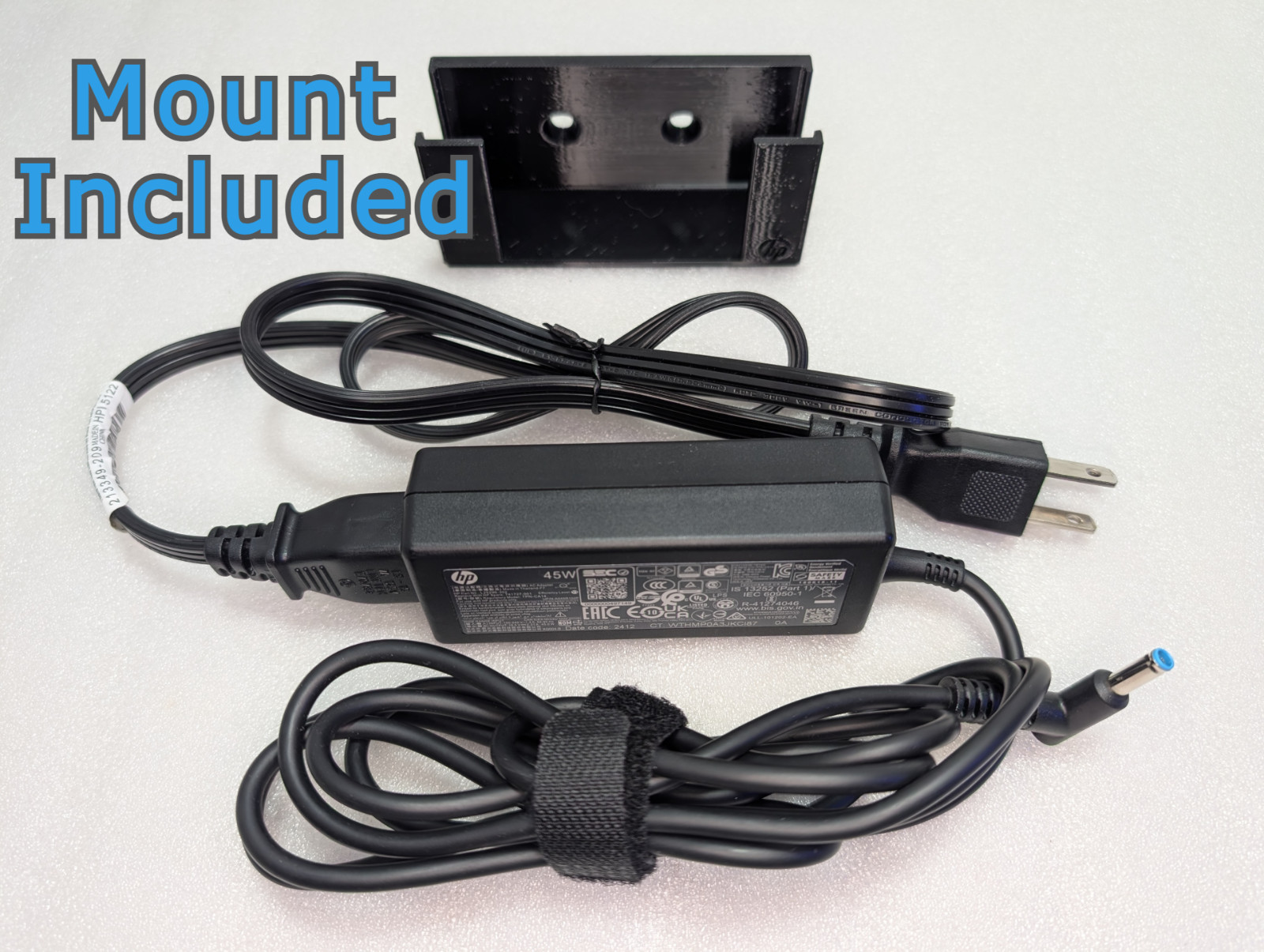 Genuine HP L25296-002 AC Adapter Charger 19.5V 2.31A 45W Power Supply + Mount Genuine HP L25296-002 AC Adapter Charger 19.5V 2.31A 45W Power Supply + Mount
