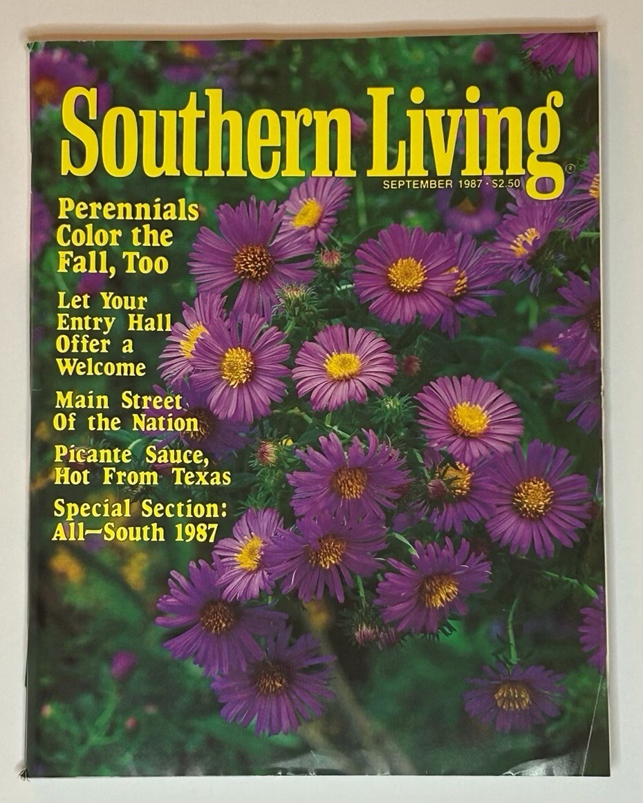 VTG Southern Living Magazine - Texas - Sept. 1987 80’s Back Issue Retro Recipes