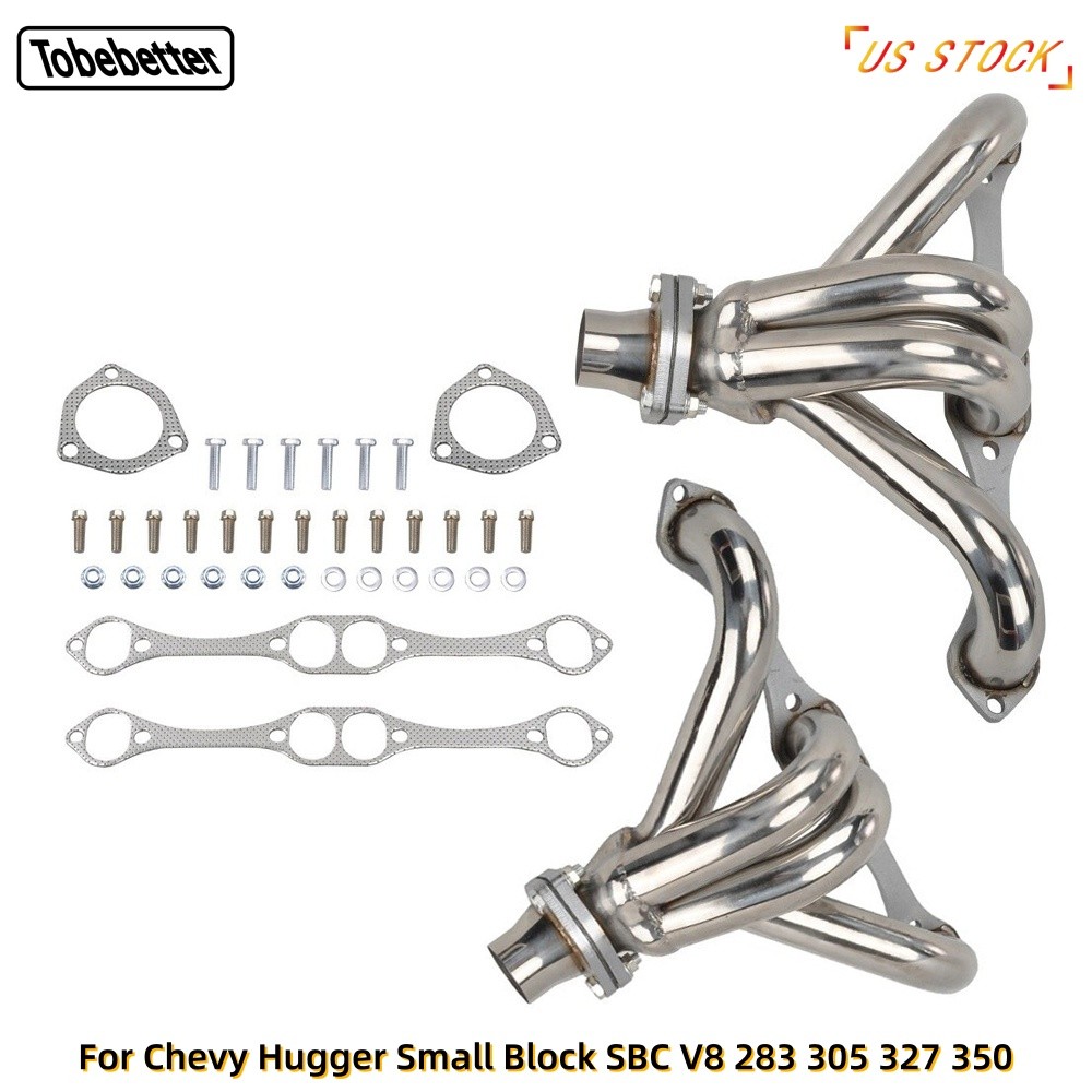 For Chevy Hugger Small Block SBC V8 283 305 327 350 Manifold Exhaust Headers SLR
