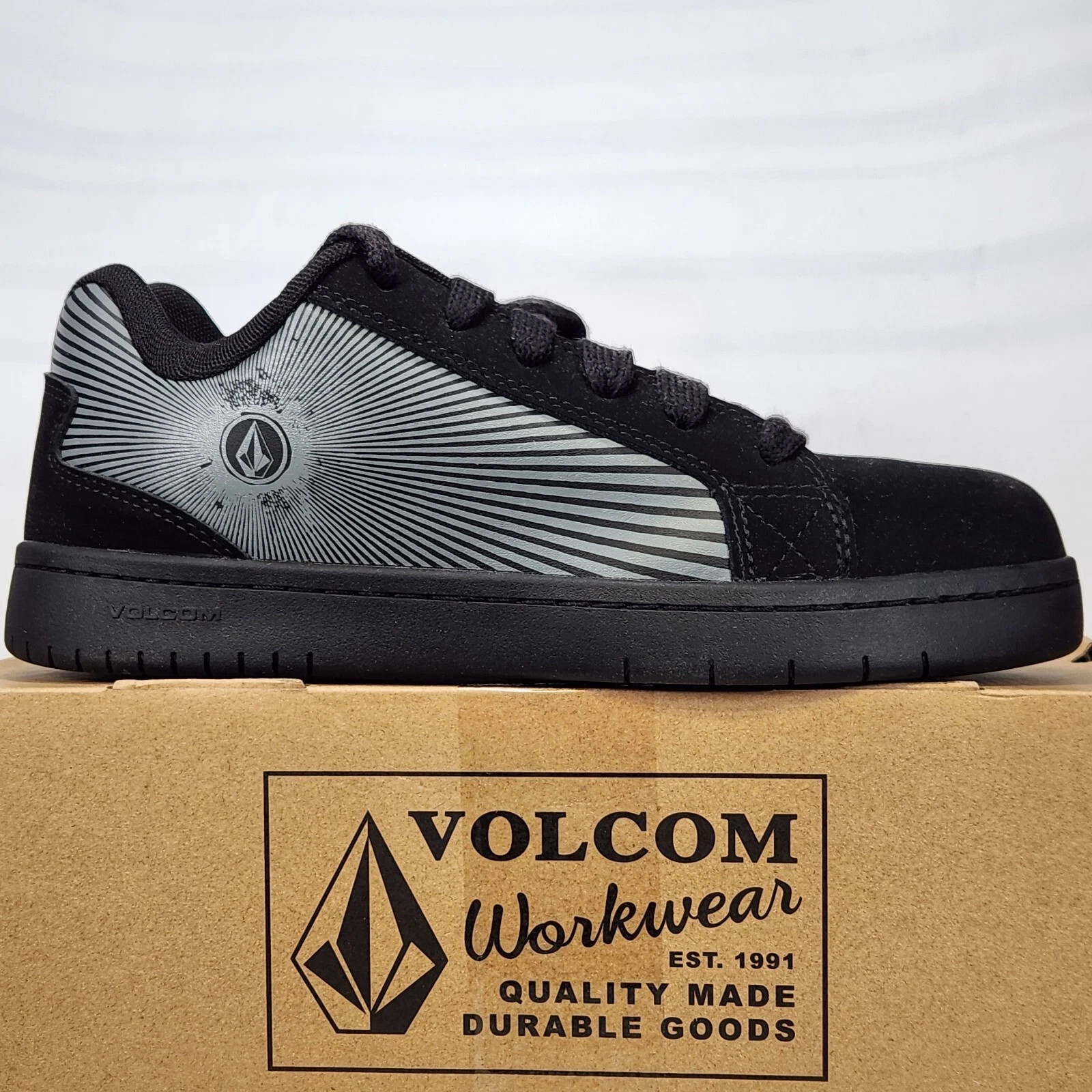 Size 11 Medium - Volcom Stone OP Art - Composite Toe / EH / SR - Black - Mens Size 11 Medium - Volcom Stone OP Art - Composite Toe / EH / SR - Black - Mens