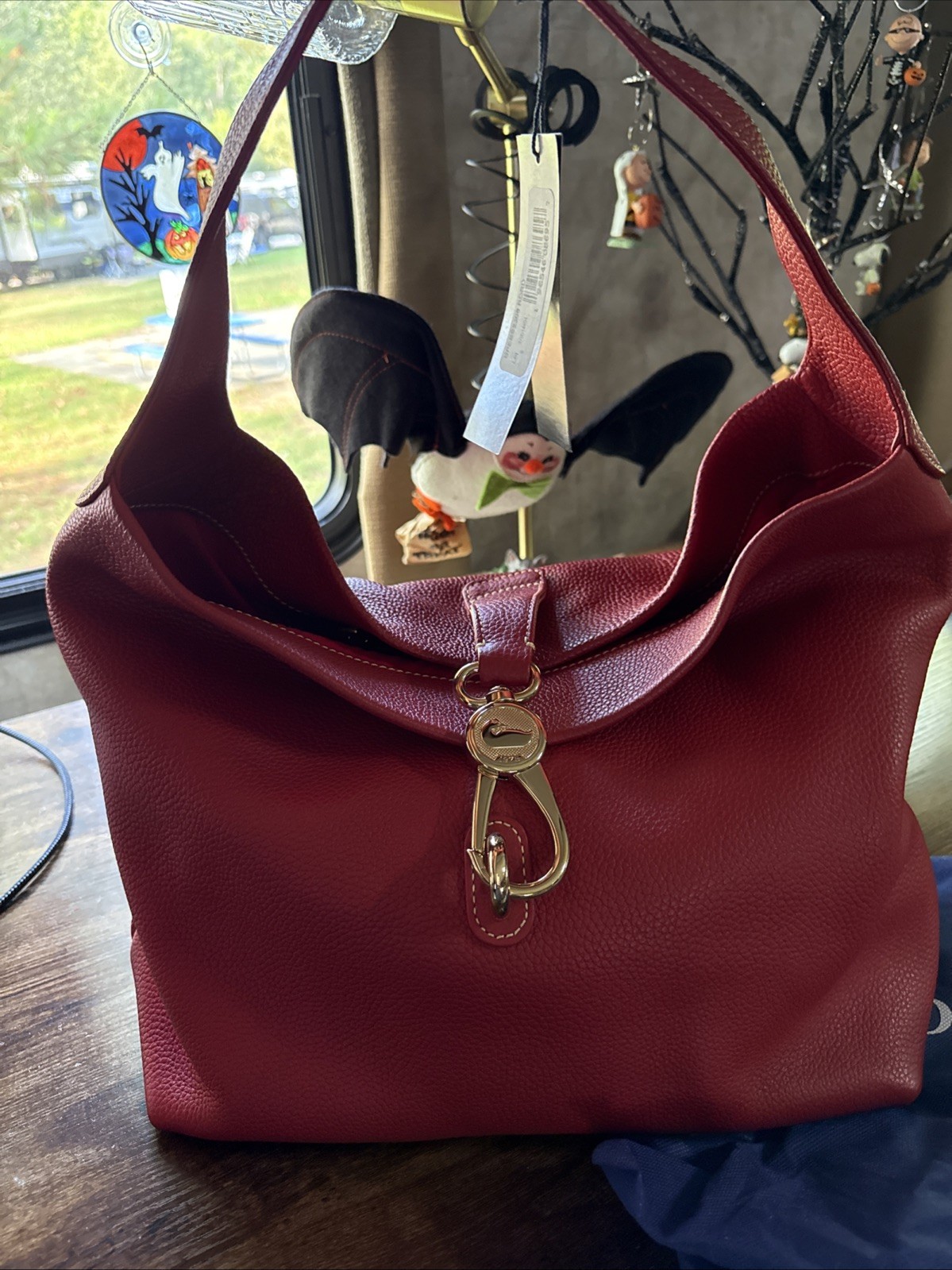 Dooney & Bourke Pebble Grain Logo Lock Shoulder Bag NWT Dooney & Bourke Pebble Grain Logo Lock Shoulder Bag NWT