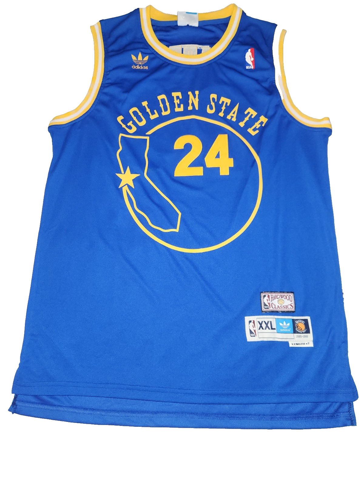 Vintage Adidas 1974 Golden State Warriors #24 Rick Barry Jersey Size 2XL New Vintage Adidas 1974 Golden State Warriors #24 Rick Barry Jersey Size 2XL New