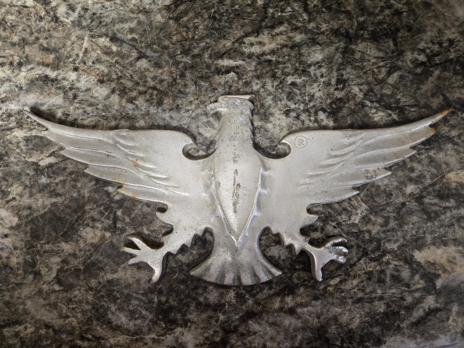Vintage Continental Trailways Silver Eagle Bus Emblem Cast Aluminum Vintage Continental Trailways Silver Eagle Bus Emblem Cast Aluminum