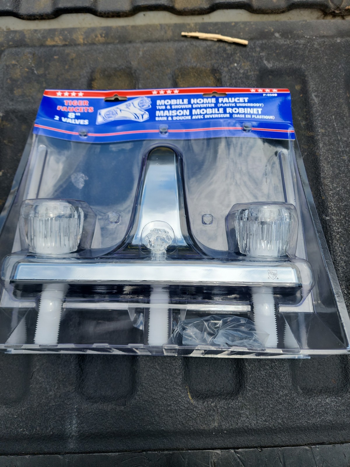 New Tiger Faucets Mobile Home Faucet Tub & Shower Diverter 2 Valves 8” P-050B New Tiger Faucets Mobile Home Faucet Tub & Shower Diverter 2 Valves 8” P-050B