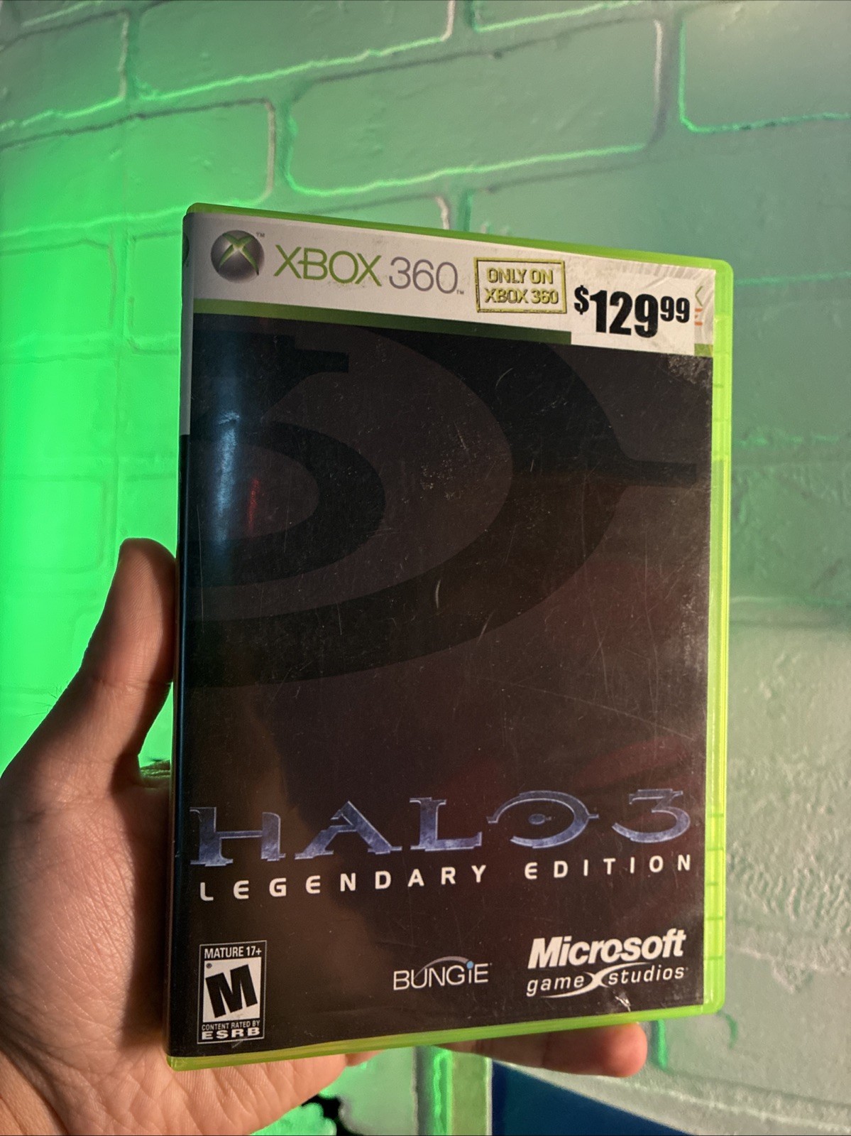 Halo 3 Legendary Edition Store Promo Display GameStop In-Store Case Xbox 360 Halo 3 Legendary Edition Store Promo Display GameStop In-Store Case Xbox 360
