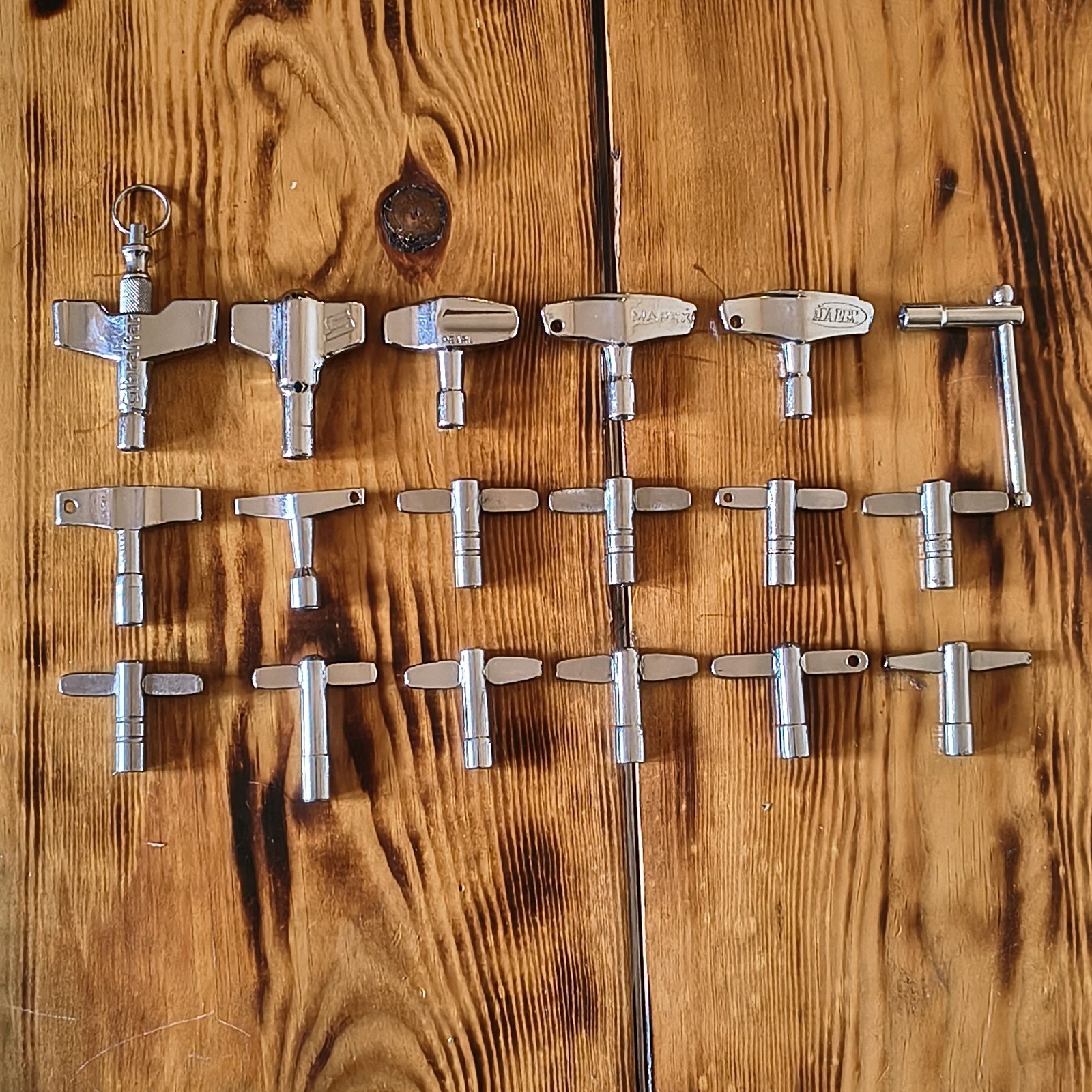 18 Drum Keys Lot SPL Gibraltar Quick Release Mapex Pearl Alesis Generic Steel