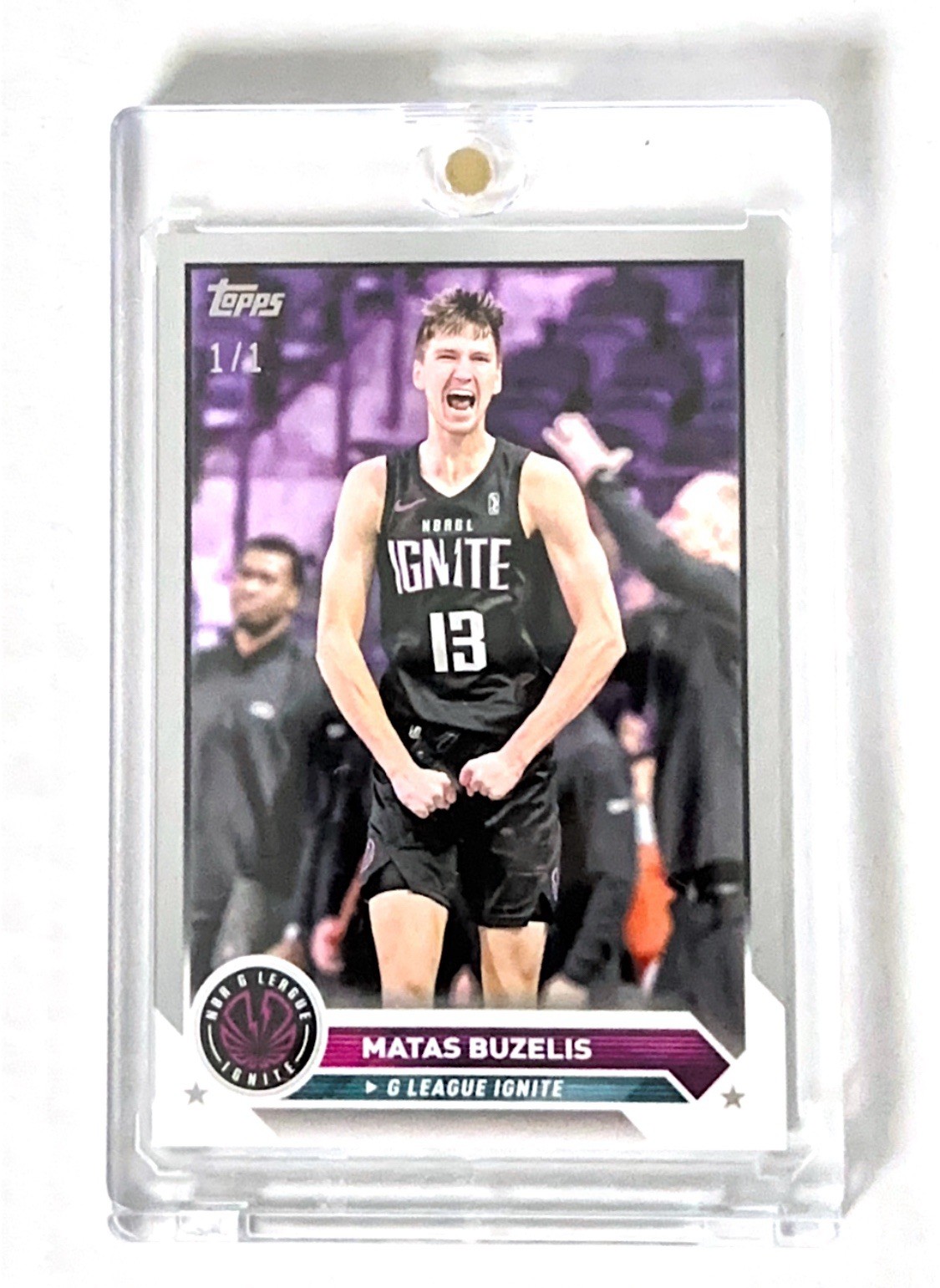 2023-24 Topps G-league Matas Buzelis Platinum 1/1 2023-24 Topps G-league Matas Buzelis Platinum 1/1