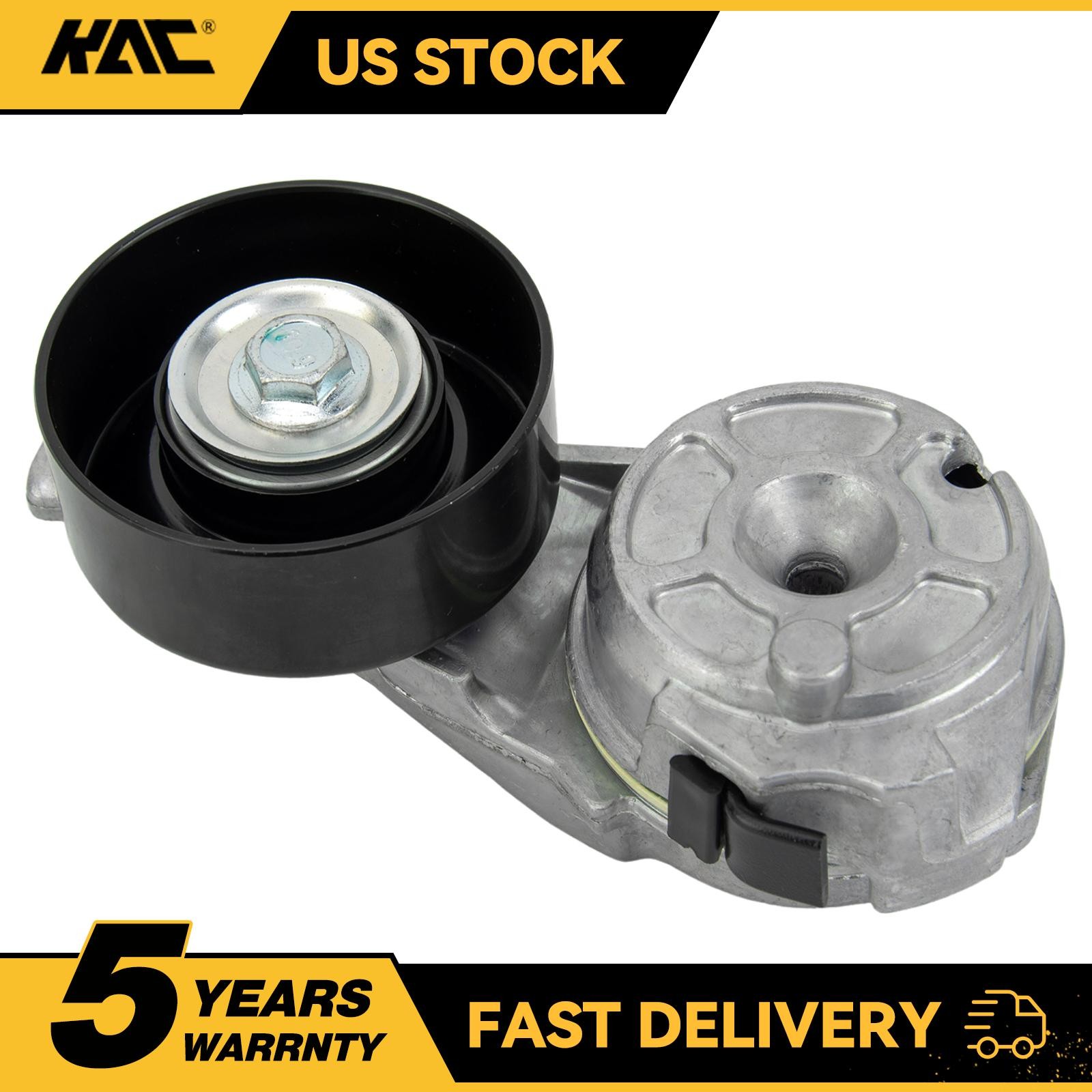 For 2000-2011 Lincoln Town Car Belt Tensioner with Pulley 2W7E6B209AA 89291