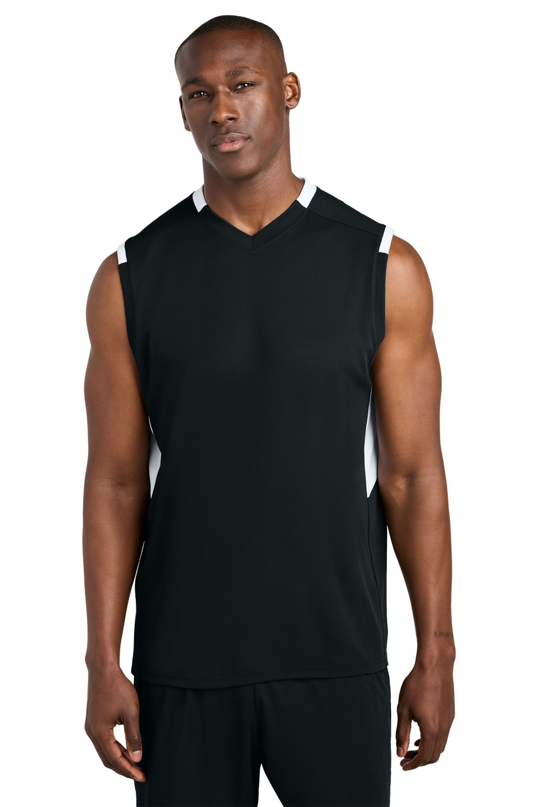 Sport-Tek Club Sleeveless V-Neck ST441 Sport-Tek Club Sleeveless V-Neck ST441