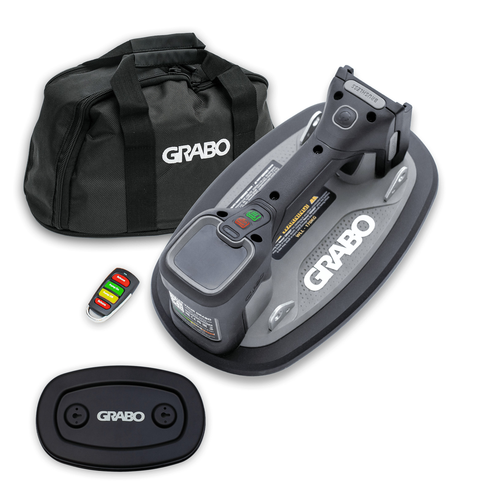 GRABO Pro Brushless Suction Gripster 375 lb, Tool Only, No Battery GRABO Pro Brushless Suction Gripster 375 lb, Tool Only, No Battery