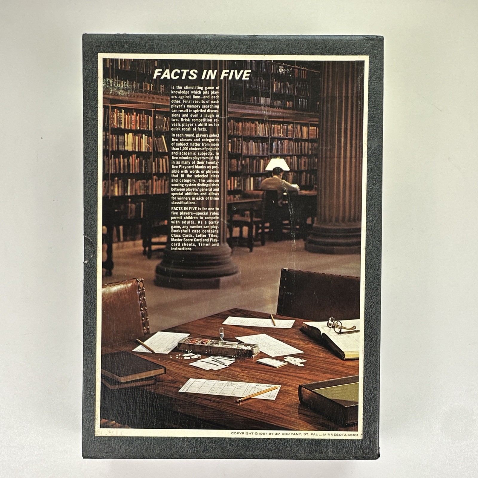 3M Facts in Five Knowledge Trivia Game Complete Set Vintage 1967 3M Facts in Five Knowledge Trivia Game Complete Set Vintage 1967