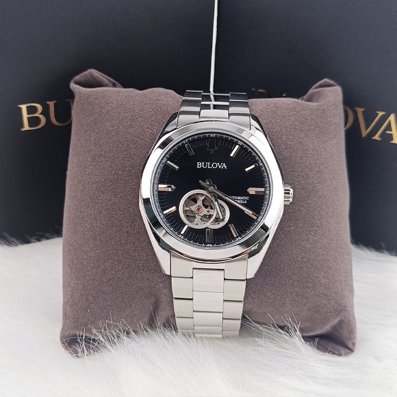 Bulova Classic Surveyor 96A270 Black Chronograph Men\'s Automatic Watch 42MM New Bulova Classic Surveyor 96A270 Black Chronograph Men\'s Automatic Watch 42MM New