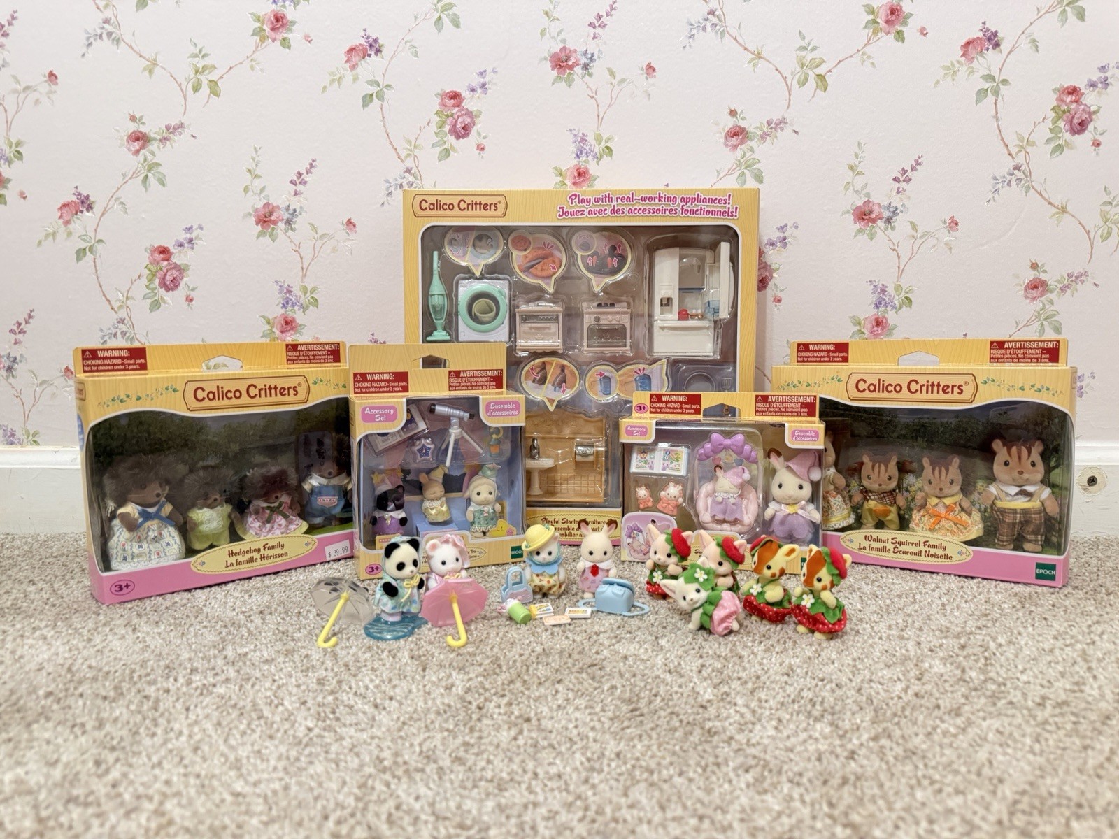 Huge Calico Critters Lot