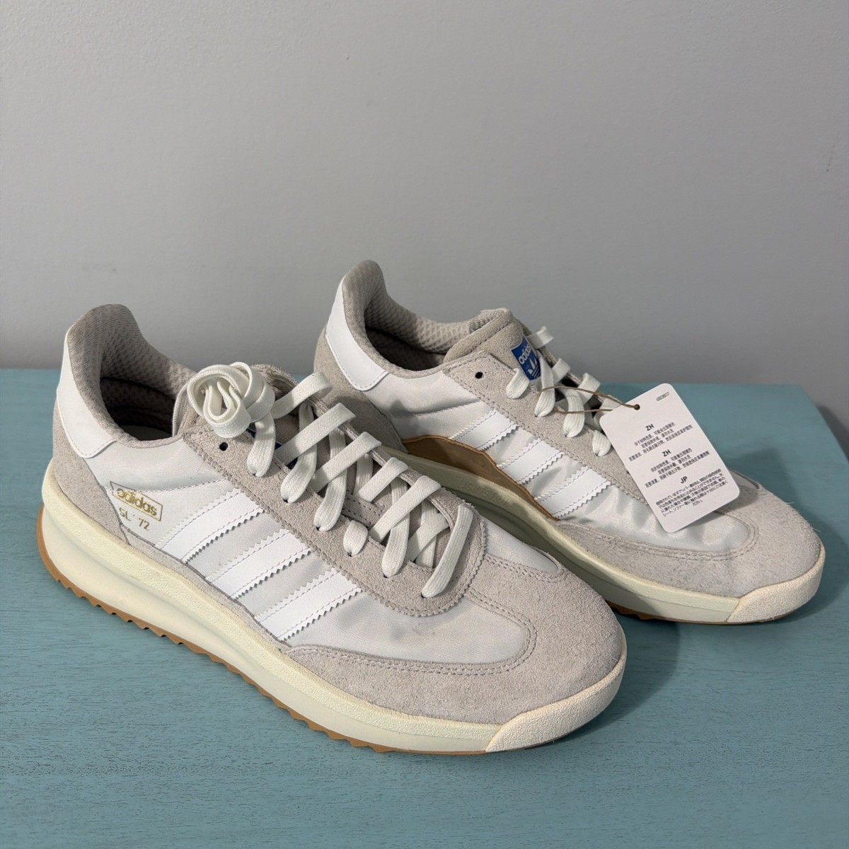 Adidas Originals SL 72 RS Men’s Size 10.5 | No Box | White / Crystal White Adidas Originals SL 72 RS Men’s Size 10.5 | No Box | White / Crystal White