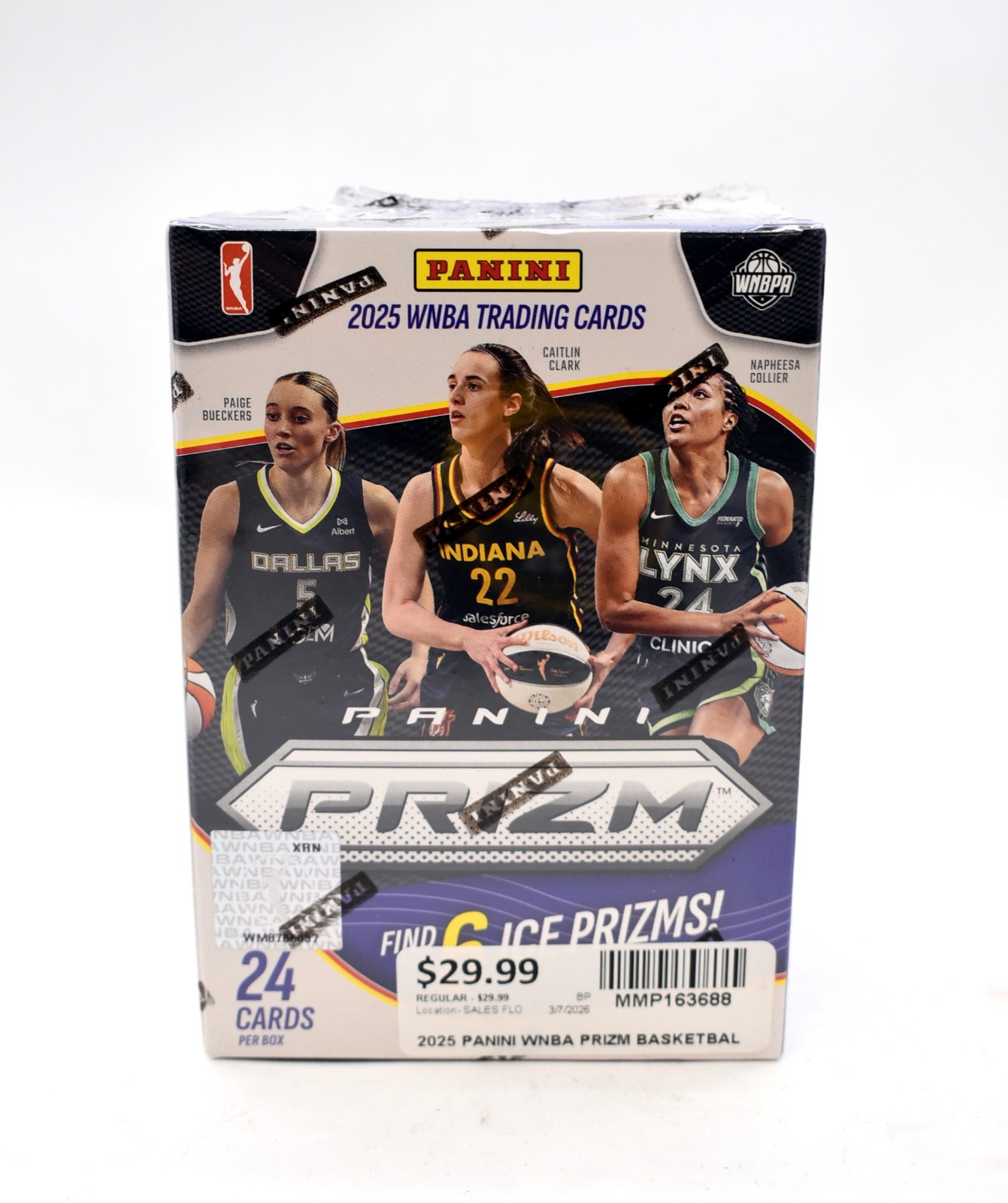 2025 Panini WNBA Prizm Basketball Trading Card Blaster Box In-Hand - New Sealed 2025 Panini WNBA Prizm Basketball Trading Card Blaster Box In-Hand - New Sealed