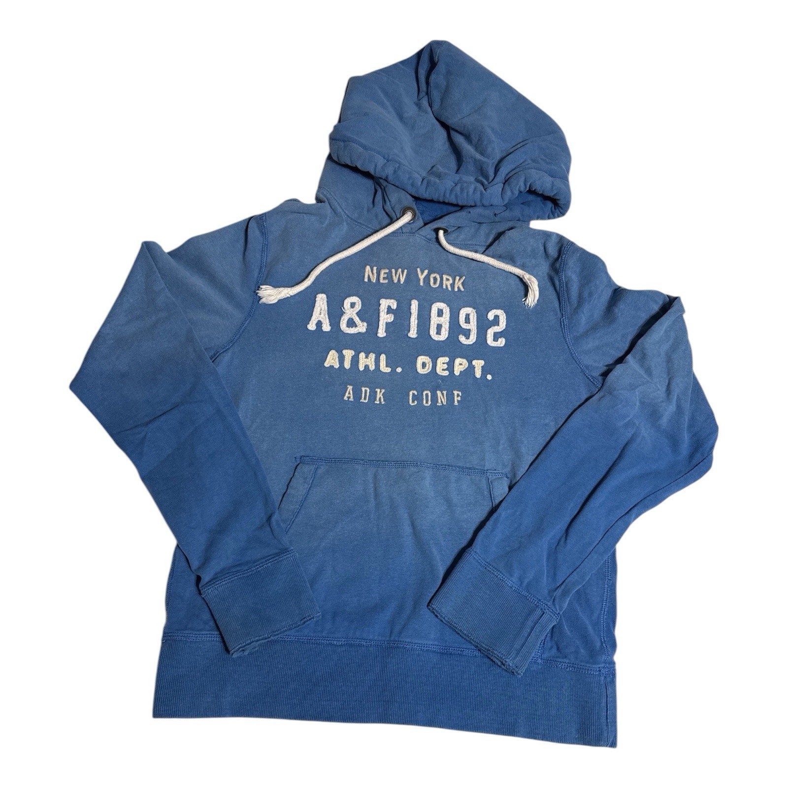 Vtg Abercrombie & Fitch Y2K Sweatshirt Muscle Fit Hoodie Men’s Size Medium Blue Vtg Abercrombie & Fitch Y2K Sweatshirt Muscle Fit Hoodie Men’s Size Medium Blue